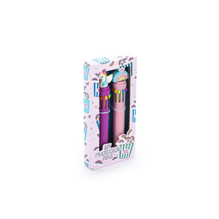 Dream Pop Set Van 2 Multicolor Pennen Unicorn - Afbeelding 4