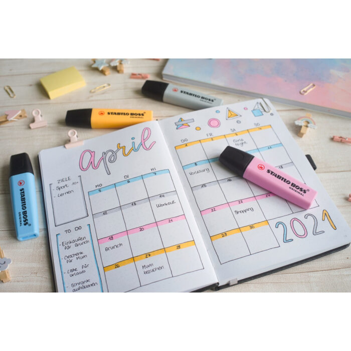 Stabilo Boss original markeerstift pastel 4 stuks - Afbeelding 5