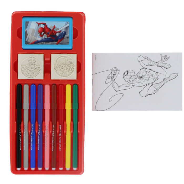 Kleuren stempel set Spiderman 13-delig - Afbeelding 3