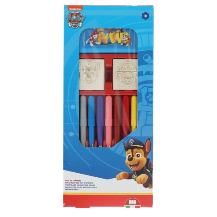 Kleuren stempel set Paw Patrol 13-delig