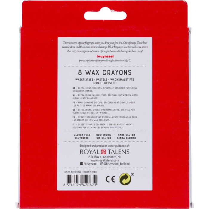 Bruynzeel waskrijtjes dik 8 stuks - Afbeelding 5