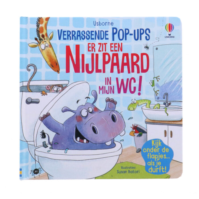 Pop-Up Er Zit Een Nijlpaard In Mijn Wc! - Kinderboek - Afbeelding 2