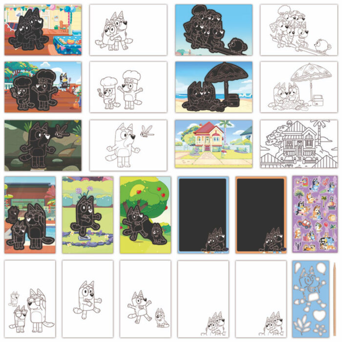 Totum Bluey scratchboek - Afbeelding 3