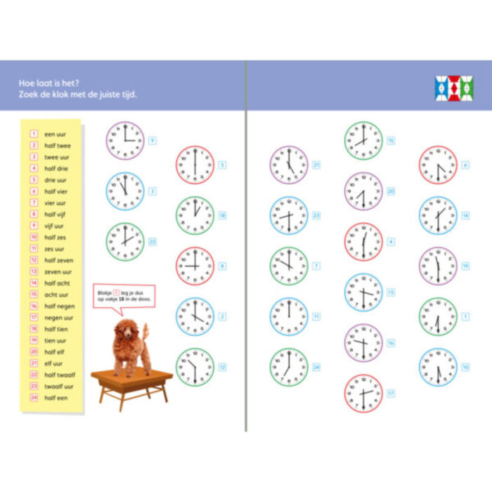Loco Oefenboekje Maxi Klokkijken - Afbeelding 4
