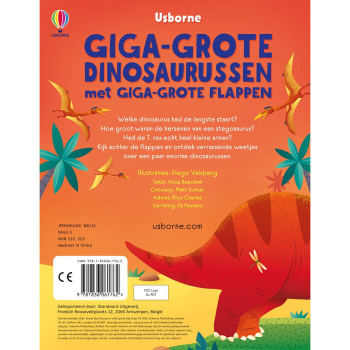Boek Giga-grote dinosaurussen met giga-grote flappen - Afbeelding 2