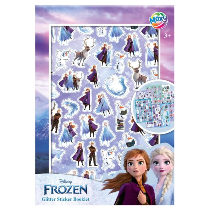Frozen a5 glitter stickerset 8 stuks