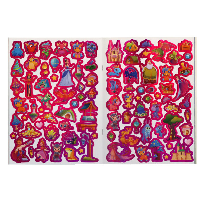 Luxe stickerboek met glitterstickers dieren - Afbeelding 4