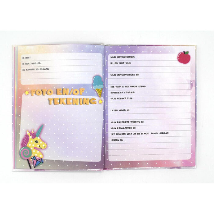 Unicorn Vriendenboek - Afbeelding 4