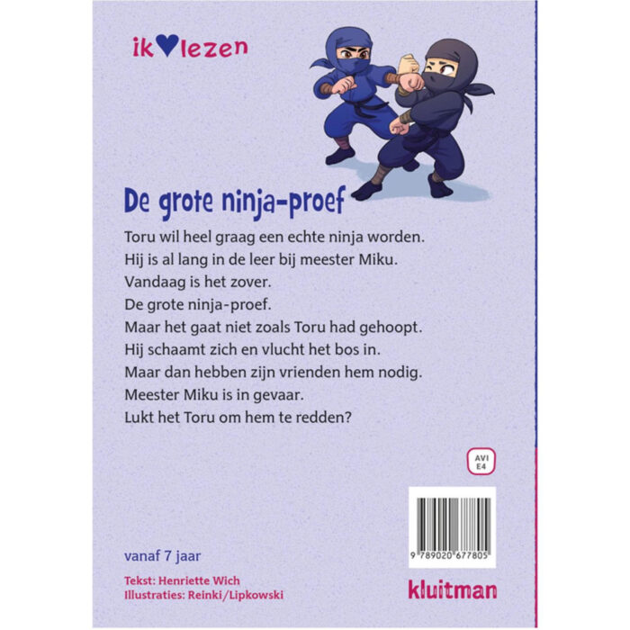 Boek AVI E4 De Grote Ninja Proef - Afbeelding 2