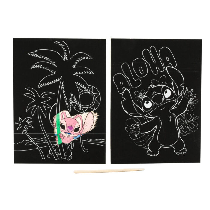 Stitch Kraskunst 26x19,5cm 2 Stuks - Afbeelding 4