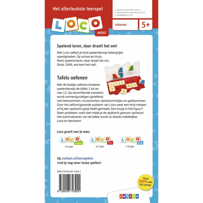 Loco Oefenboekje Mini Ik Leer Tafels 1-12 - Afbeelding 2