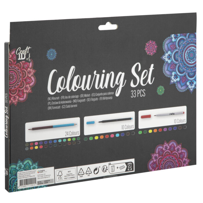 Kleurset proffesioneel compleet 33 pcs 37,5x24 cm - Afbeelding 2