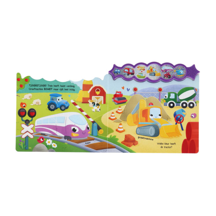 Boek Geluidenboek Mijn Eerste Voertuigen - Afbeelding 4