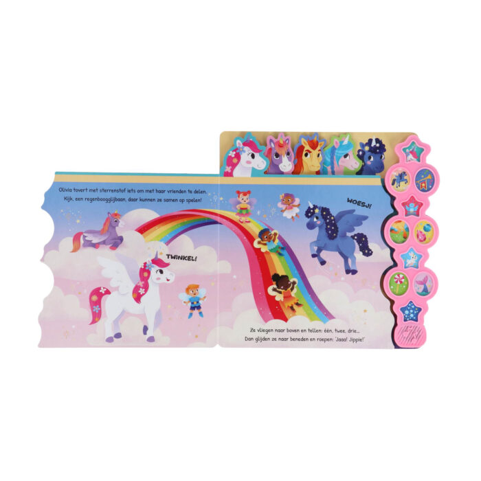 Boek Geluidenboek Unicorn Wereld - Afbeelding 2