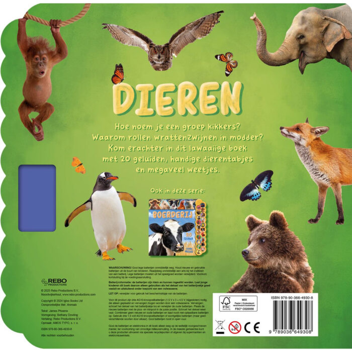 Boek Geluidenboek Dieren - Afbeelding 2