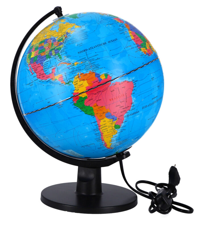Science Globe Met Licht Nederlands LED 25 Cm - Afbeelding 4