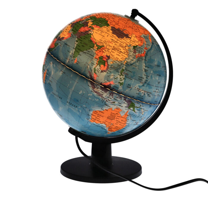 Science Globe Met Licht Nederlands LED 25 Cm - Afbeelding 5