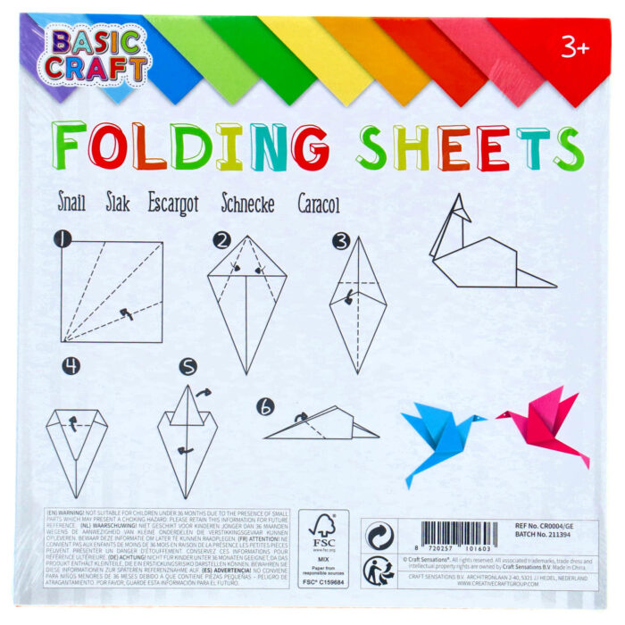 Vouwblaadjes 20X20 Cm 80 Stuks - Afbeelding 5