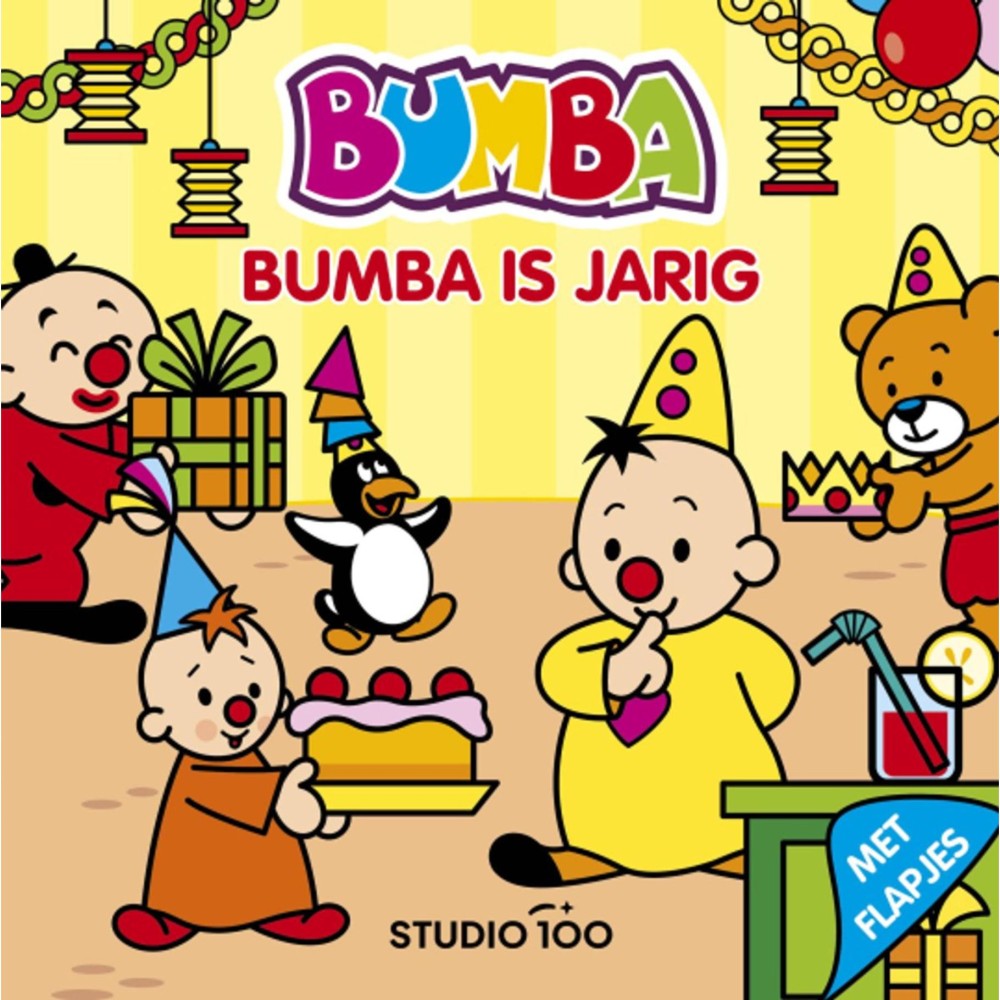 Bumba kartonboek met flapjes: Bumba is jarig