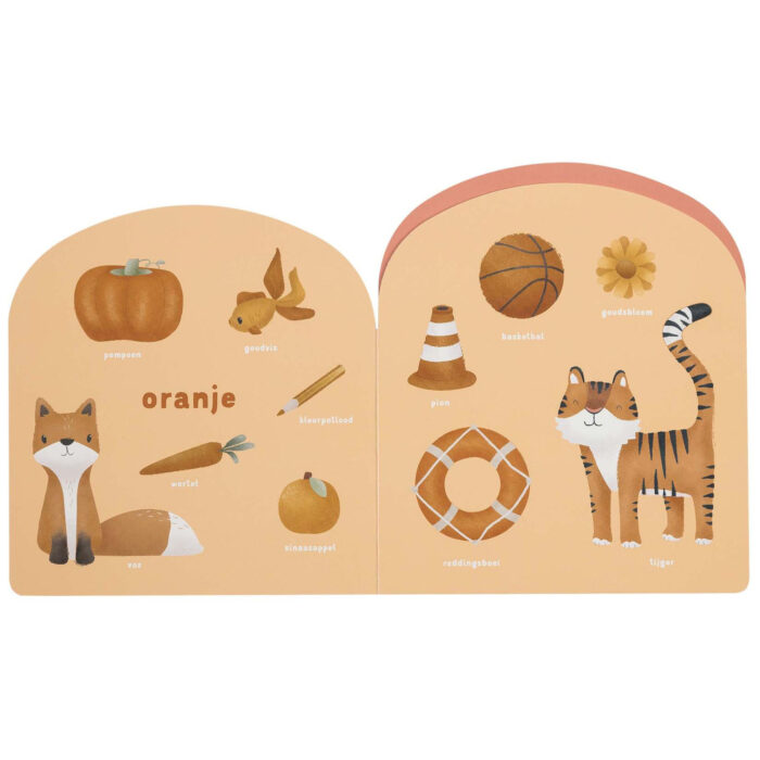 Boek Little Dutch Regenboog Kleurenboek Karton - Afbeelding 2