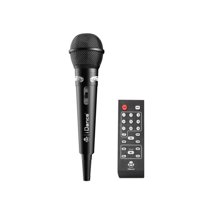 Idance boombox met licht en wielen en Micro - Afbeelding 4