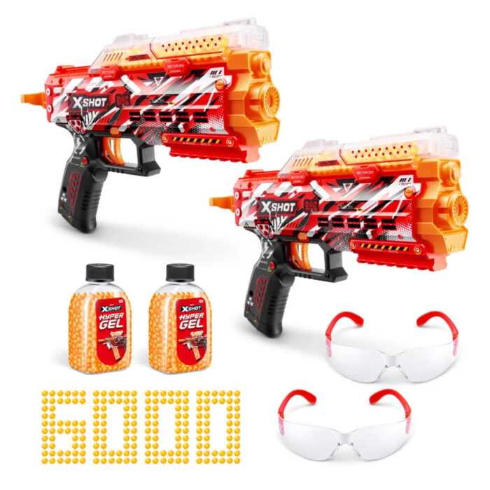 X-Shot hyper gel pistool set 2 personen - Afbeelding 3