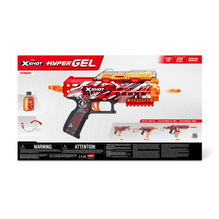 X-Shot hyper gel pistool set 2 personen - Afbeelding 6