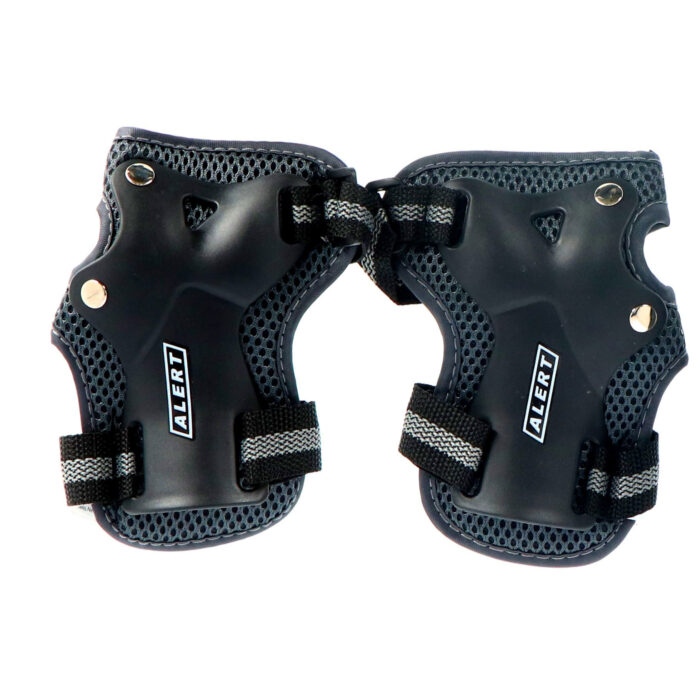 Alert Sport Skate Beschermset Kinderen 3 Delig (Maat M) Zwart - Afbeelding 4