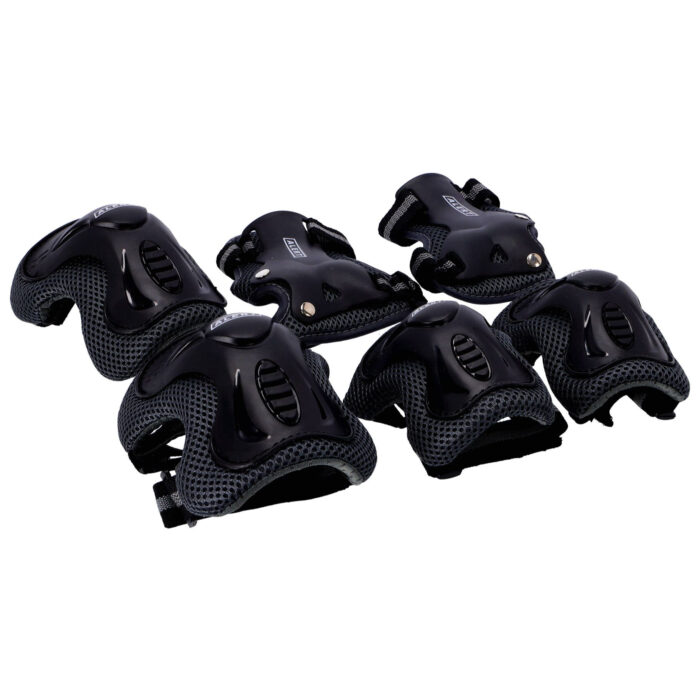 Alert Sport Skate Beschermset Kinderen 3 Delig (Maat M) Zwart - Afbeelding 5