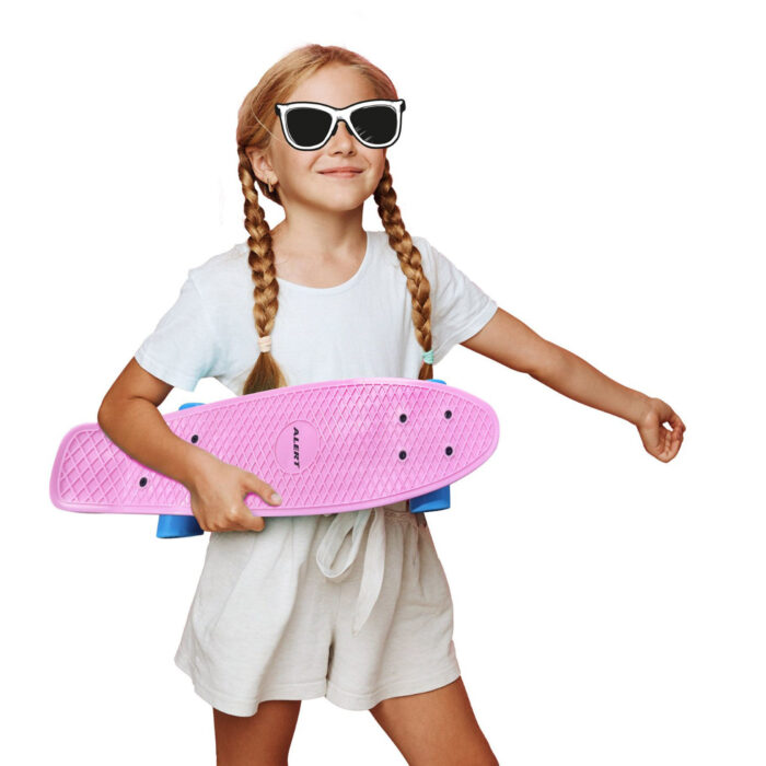 Alert Outdoor Skateboard 55 Cm Roze - Afbeelding 3