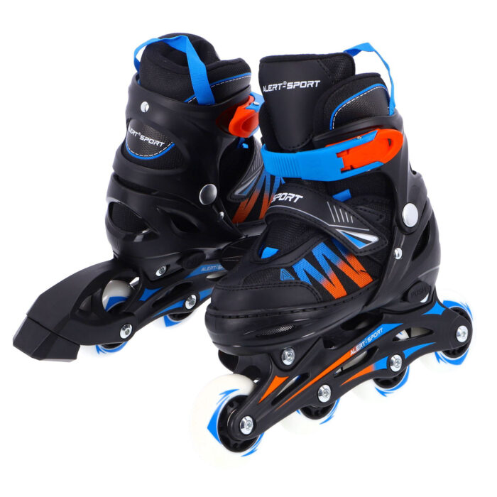 Alert Sport Inline Skates / Skeelers Oranje (Maat 31-34) - Afbeelding 4