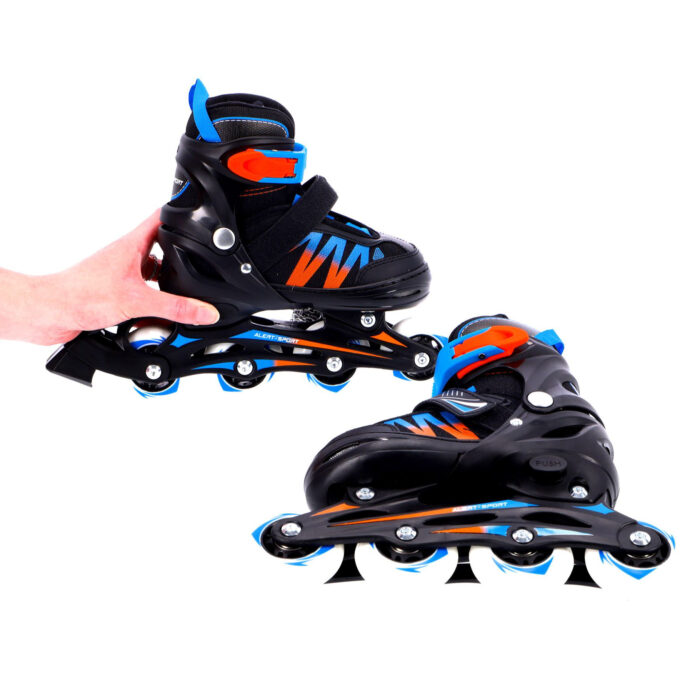 Alert Sport Inline Skates / Skeelers Oranje (Maat 31-34) - Afbeelding 6