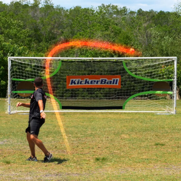 Kickerball Voetbal oranje maat 4 - Afbeelding 4