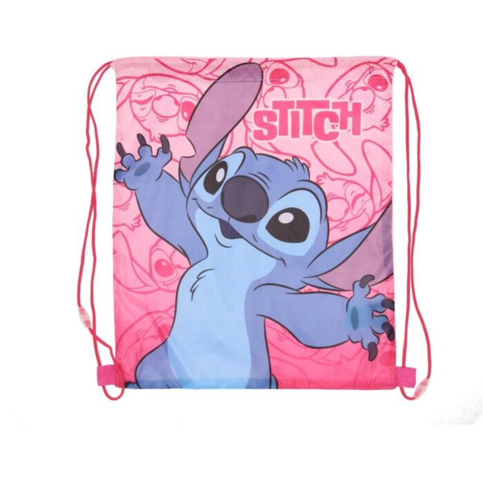 Stitch gym-zwemtas roze 40x35 cm