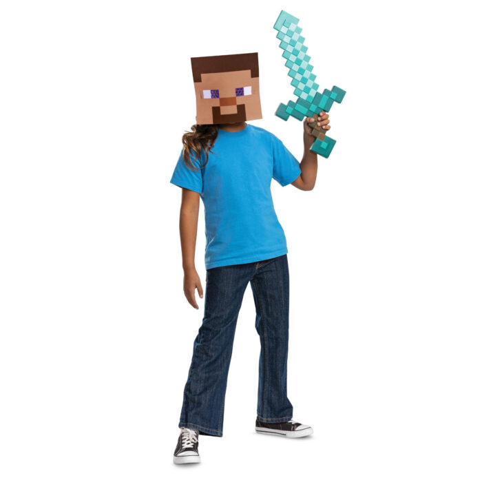 Minecraft zwaard en masker set compleet - Afbeelding 4