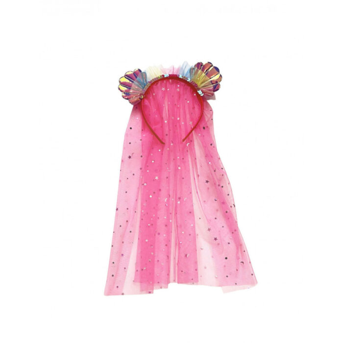 Mermaids verkleedset zeemeermin met staart en diadeem - Afbeelding 2