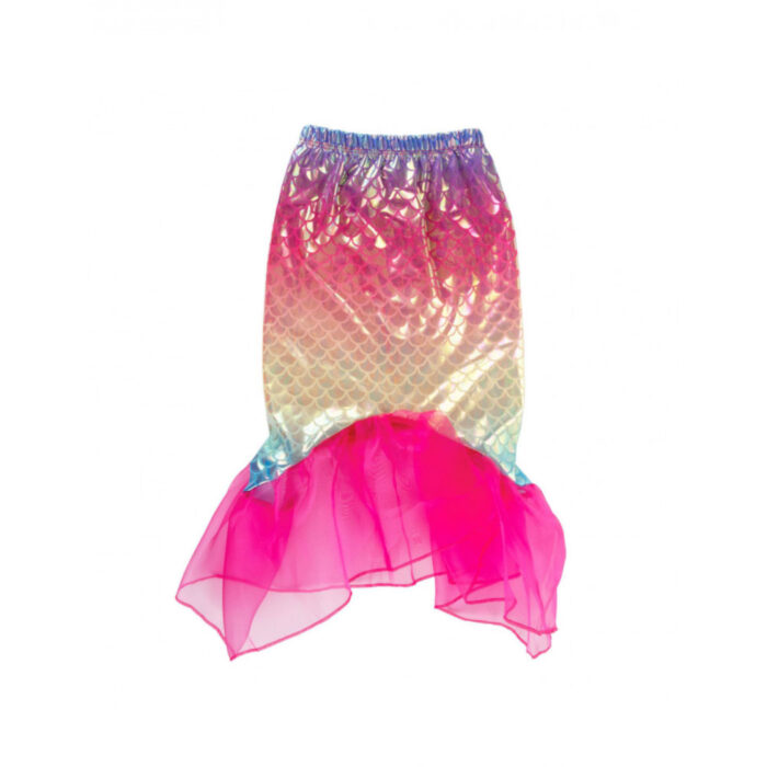 Mermaids verkleedset zeemeermin met staart en diadeem - Afbeelding 3