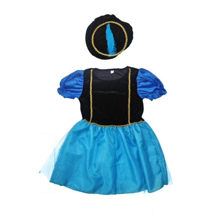 Pietenjurk Paars/Blauw 110-116 Cm