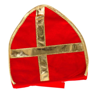 Verkleedset Sinterklaas Cape Met Mijter 1 Maat - Afbeelding 4