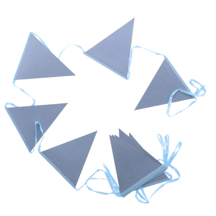 Glitterslinger Lichtblauw 6m - Afbeelding 3