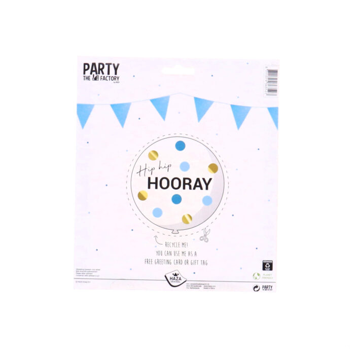 Glitterslinger Lichtblauw 6m - Afbeelding 4