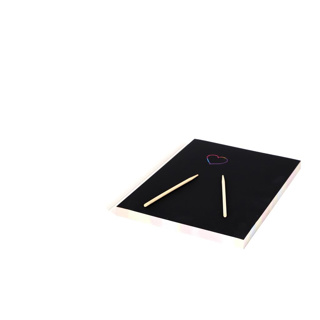 Memo Papier Scratch A4 50 Vel+2 Pennen - Afbeelding 3