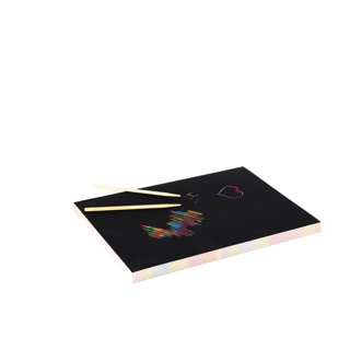 Memo Papier Scratch A4 50 Vel+2 Pennen - Afbeelding 5