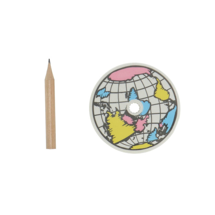 Potlood Met Gum Tol Wereldbol - Afbeelding 3