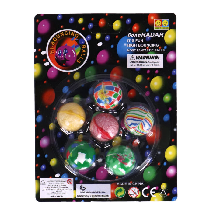 Stuiterbal 6 stuks - Afbeelding 3