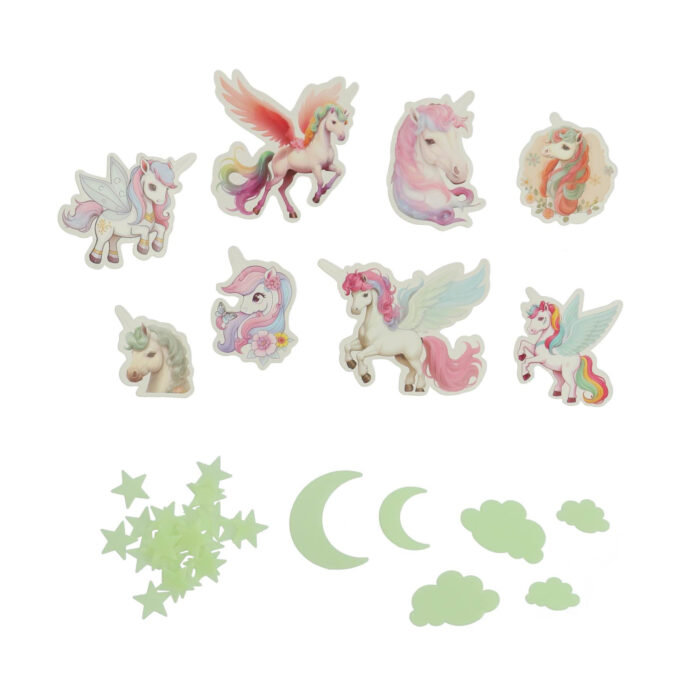 Amazing Cool unicorn glow in the dark set - Afbeelding 2