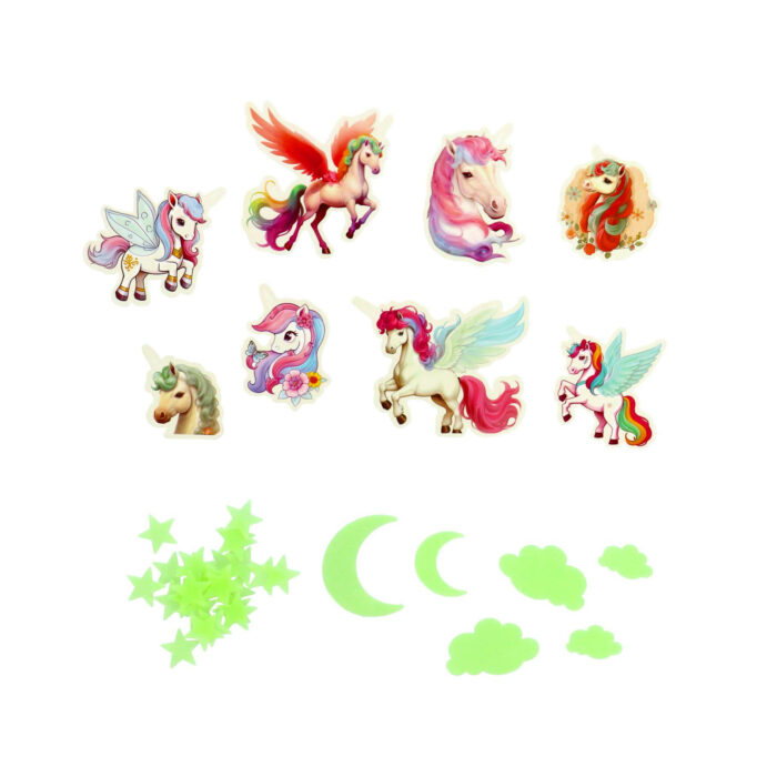 Amazing Cool unicorn glow in the dark set - Afbeelding 3