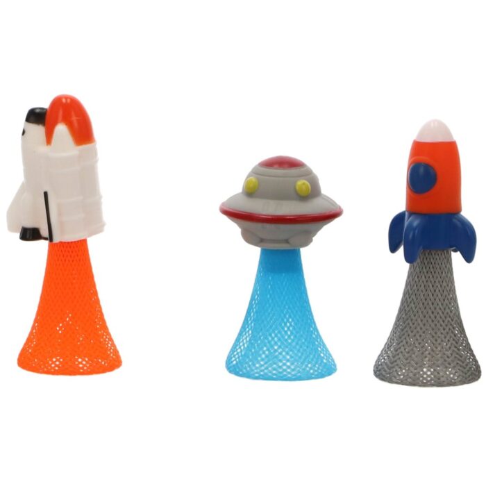 Afschiet raketje met licht