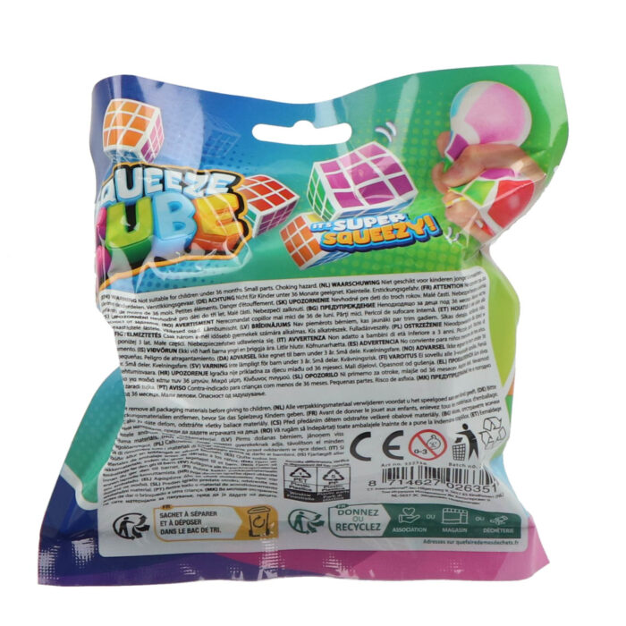 Knijpkubus Magische Puzzel 6 Cm - Afbeelding 2