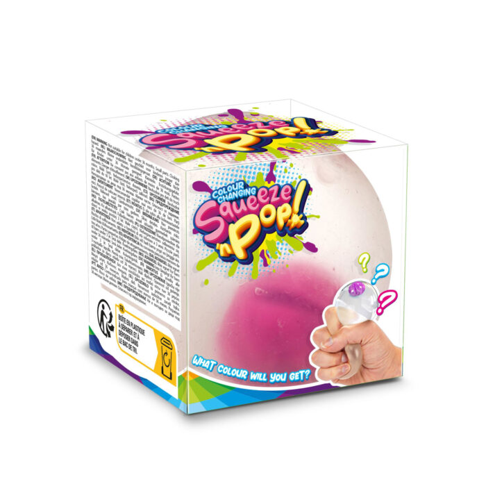FUN Knijpbal Color Surprise 6 Cm 6 Assorti - Afbeelding 2